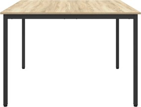 vidaXL Τραπεζαρίες 110 x 110 x 75 cm ΜΕΤΑΛΛΟ