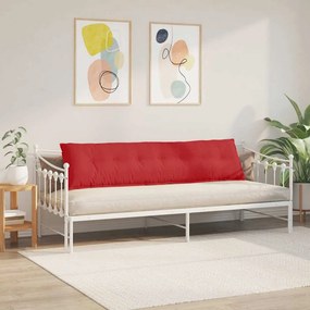 vidaXL Μαξιλάρι Πλάτης Κόκκινο 200 x 19 x 50 εκ ύφασμα