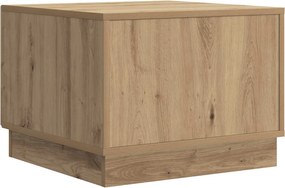 vidaXL Τραπεζάκι σαλονιού Artisan Δρυς 49 x 50 x 37 εκ.