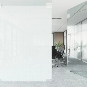 vidaXL Μεμβράνη Παραθύρου Αντιστ. Αμμοβ. Λευκό 45x1000 εκ PVC
