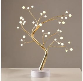 Διακοσμητικό Επιτραπέζιο 36xLED 1,62W 3xAA Μπαταρίες IP20 3000K Χρυσό X1036152 Aca-X1036152-Χρυσό X1036152