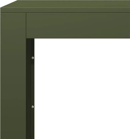 vidaXL Ράφι Καυσόξυλων Πράσινη 100x40x60 εκ. Ατσάλινο