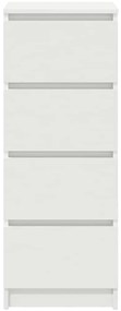 vidaXL Ντουλάπι Λευκό 37,5x35x99 εκ. από Επεξεργασμένο Ξύλο