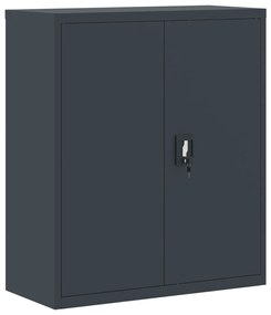 vidaXL Αρχειοθήκη Ανθρακί 90 x 40 x 145 εκ. Ατσάλινη