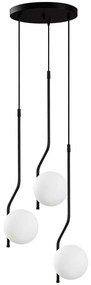 Φωτιστικό Οροφής Tulip 521SHN3489 35x35x110cm 3xE14 40W Black Opviq