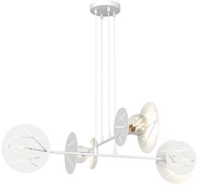 Κρεμαστό Φωτιστικό Οροφής 4xE27 Φ96cm Xotic Emibig -1412/4-Λευκό 1412/4