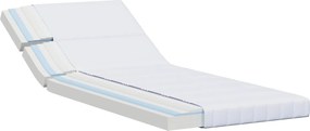 vidaXL Επεκτεινόμενο μαξιλάρι αφρού 80 x 200 cm Λευκό