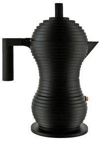 Καφετιέρα Espresso Pulcina MDL02/6 BB  300ml/6cups Black Alessi Ανοξείδωτο Ατσάλι