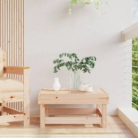 vidaXL Υποπόδιο Κήπου από Μασίφ Ξύλο Πεύκου