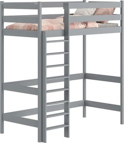 Κουκέτα SAMIO, για στρώμα 80x200, γκρι 207x199x87cm-BOG6921