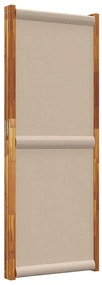 vidaXL Διαχωριστικό Δωματίου με 3 Πάνελ Taupe 210 x 180 εκ.
