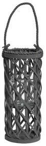 Φανάρι Κυλινδρικό LUX213 Γκρι 40x16x16cm Espiel Wood
