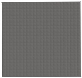 Κουβέρτα Βαρύτητας Γκρι 220 x 230 εκ. 11 κ. Υφασμάτινη - Γκρι