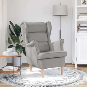 vidaXL πολυθρόνα Cloud Grey 74x84x100 cm Ύφασμα