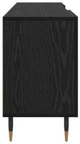 vidaXL Ντουλάπι TV Μαύρη δρυς 150 x 30 x 50 cm Επεξεργασμένο ξύλο