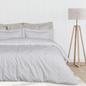 Σεντόνια Happy 9678 (Σετ 3τμχ) Taupe-White Das Home Μονό 170x260cm 100% Βαμβάκι