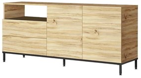 Μπουφές Evaluate pakoworld sonoma-wenge 170x46.5x75.5εκ
