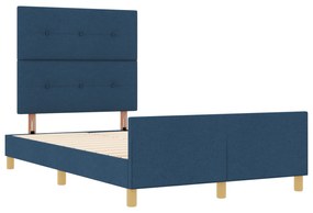 vidaXL Κρεβάτι Μπλε 120x200 εκ Τάπητας