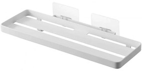 Βάση Οργάνωσης Μπάνιου Επιτοίχια YMZK5397 11,5x30x4,7cm White Yamazaki Ατσάλι,Σιλικόνη