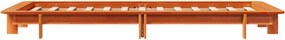 vidaXL Σκελετός Κρεβ. Χωρίς Στρώμα Καφέ Κεριού 90x190 εκ Μασίφ Πεύκο