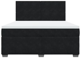 ΚΡΕΒΑΤΙ BOXSPRING ΜΕ ΣΤΡΩΜΑ ΜΑΥΡΟ 180X200 ΕΚ. ΒΕΛΟΥΔΙΝΟ 3290974