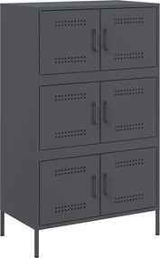 vidaXL Ντουλάπι Ανθρακί 68x39x113 εκ. από Ατσάλι