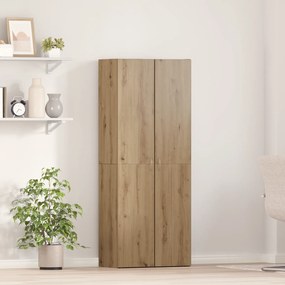 vidaXL Υψηλό Ντουλάπι Οξιάς 60 x 32 x 153 εκ. Επεξεργασμένο Ξύλο