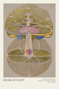 Εκτύπωση έργου τέχνης Tree of Knowledge Series (No.1 out of 8) - Hilma af Klint, (26.7 x 40 cm)