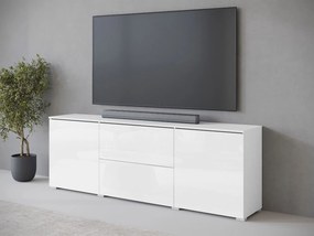 Έπιπλο τηλεόρασης Vera 181-Leuko - 180.00Χ62.00Χ35.00cm