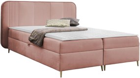 Επενδυμένο κρεβάτι Fandy-Roz-120 x 200 - 205.00Χ150.00Χ135.00cm