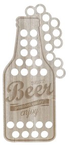 Διακόσμηση τοίχων DKD Home Decor MDF Μπύρας (25 x 1 x 55 cm)