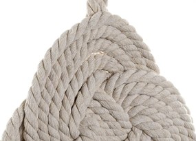 Διακόσμηση τοίχων DKD Home Decor Σχοινί Πλεγμένο Boho