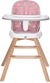 FEEDING CHAIR NAPOLI WITH ROTATION PINK BEARS