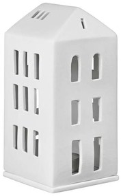 Κηροπήγιο Για Ρεσώ Hipped Roof RD0012957 8x8x16,5cm White Raeder Porcelain