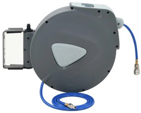 vidaXL Ανέμη με Λάστιχο Αέρος Αυτόματη 1/4&#039;&#039; 30 μ.