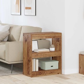 vidaXL Βιβλιοθήκη 2 επιπέδων 60 x 30 x 72 εκ. Επεξεργασμένο Ξύλο