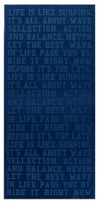 Πετσέτα Θαλάσσης Action Petrol Nef-Nef Θαλάσσης 80x160cm 100% Cotton