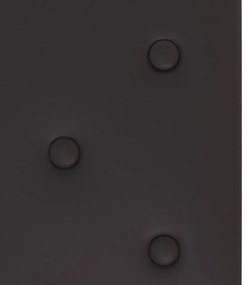 Πάνελ Τοίχου 12 τεμ. Μαύρα 60 x 30 εκ. 2,16 μ² Συνθετικό Δέρμα - Μαύρο
