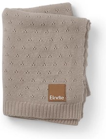 Κουβέρτα Πλεκτή Αγκαλιάς (75x100) Elodie Pointelle Ακρυλική Tender Taupe BR79330