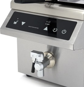 Deep Fryer - 8L - 1 Basket - Induction - with Drain Tap