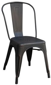 Ε5191,10 RELIX Καρέκλα, Μέταλλο Βαφή Antique Black Στοιβαζόμενη  45x51x85cm Καρέκλα Στοιβαζόμενη,  Μαύρο, , 1 Τεμάχιο