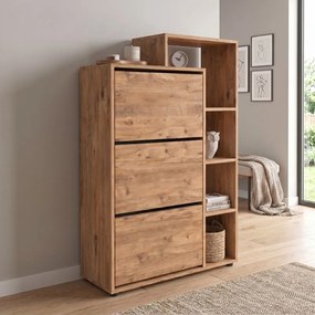 Παπουτσοθήκη Lego Megapap χρώμα pine oak 90x32x143εκ.