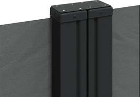 vidaXL Σκίαστρο Πλαϊνό Συρόμενο Ανθρακί 180 x 600 εκ.