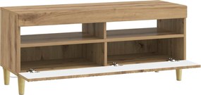 vidaXL Ντουλάπα LED Τηλεόρασης Artisan Δρυς Επεξεργασμένο Ξύλο
