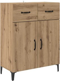 vidaXL Highboard Artisan Oak 69,5 x 34 x 180 εκ. Επεξεργασμένο ξύλο