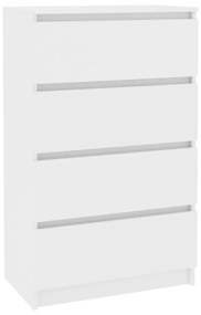 vidaXL Συρταριέρα Λευκή 60 x 35 x 98,5 εκ. από Επεξεργασμένο Ξύλο