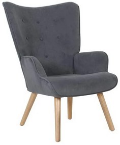 Πολυθρόνα - Μπερζέρα Alma Ε7141,70 69x76x97cm Natural-Grey Fabric