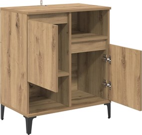 vidaXL Πλαϊνό γραφείο Artisan Oak 60 x 35 x 70 cm Επεξεργασμένο ξύλο