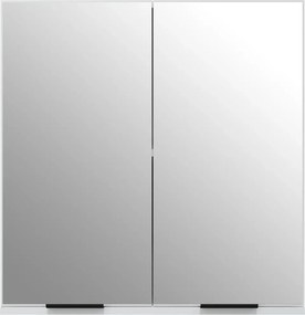 vidaXL Ντουλάπα Καθρέφτη Μπάνιου Λευκή 64 x 20 x 67 εκ.