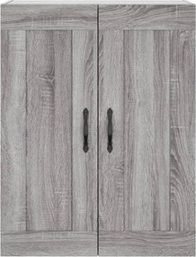 vidaXL Ντουλάπι Επιτοίχιο Γκρι Sonoma 69,5 x 34 x 90 εκ. Επεξεργ. Ξύλο
